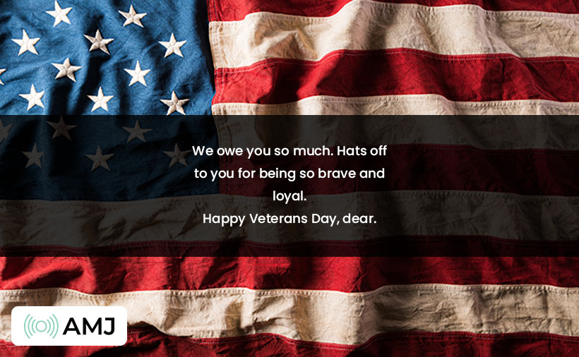 Veterans Day Greetings