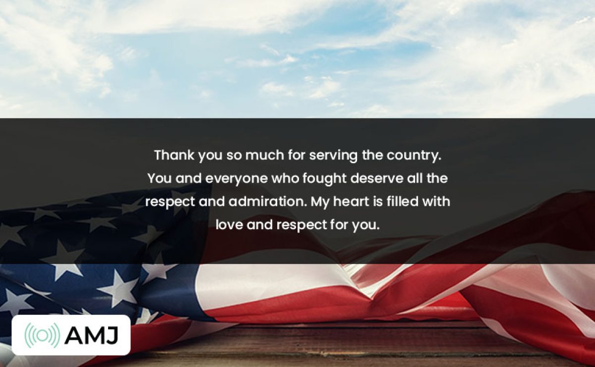 Thank You Veterans Message An Inspiring List Of Veterans Day Thank You Messages To Share On 11Th  November 2021 - Amj