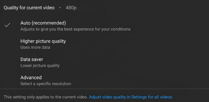 YouTube Is Testing Simplified Video Quality Controls & Settings