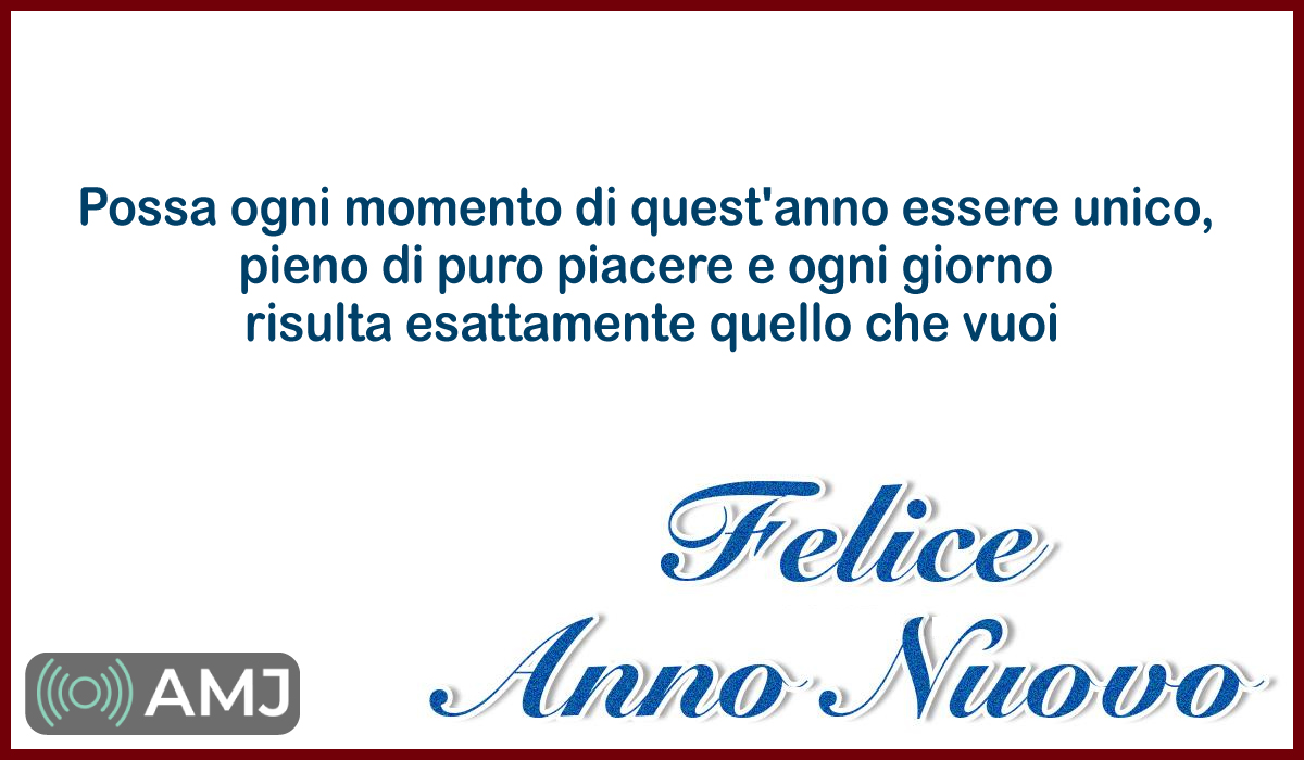 Felice Anno Nuovo 2023 Auguri