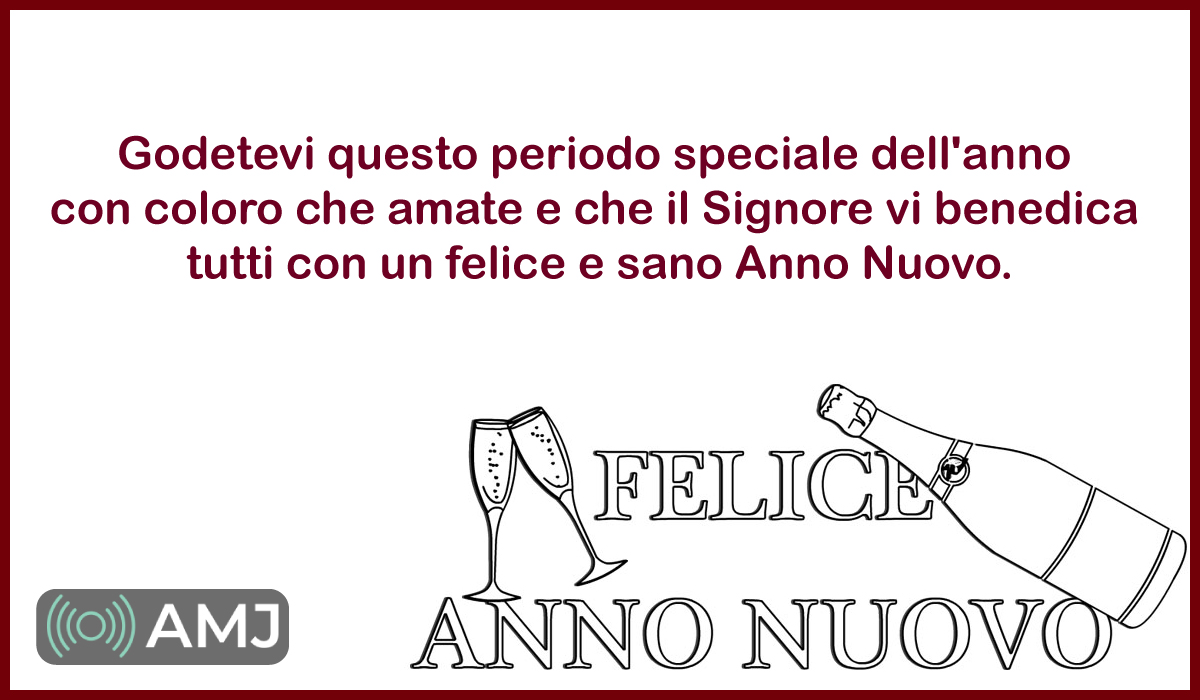 Felice Anno Nuovo Auguri