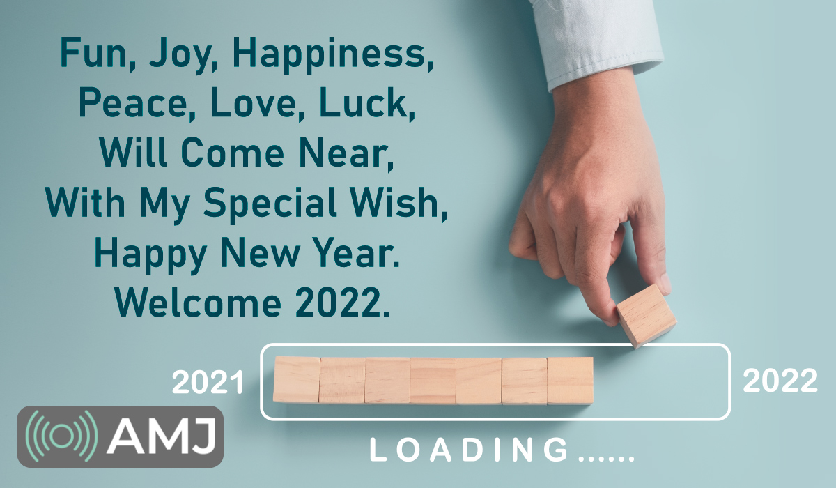 Goodbye 2021 Welcome 2022 Greetings