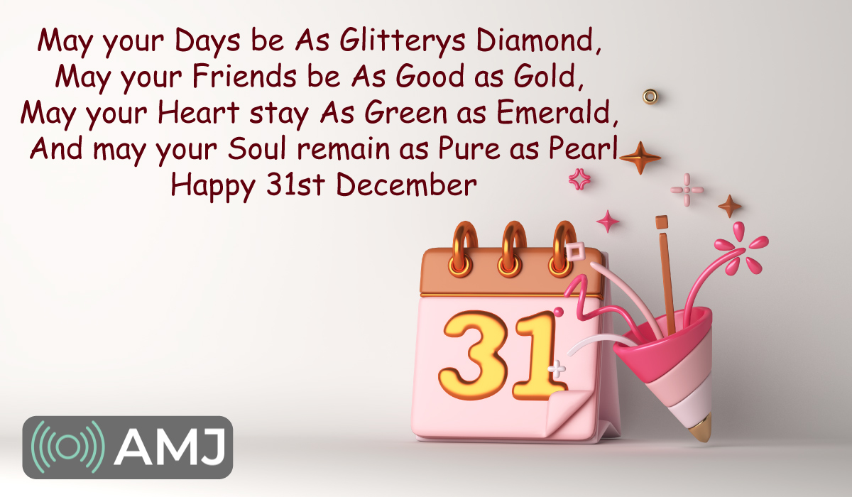 Happy 31st December Messages