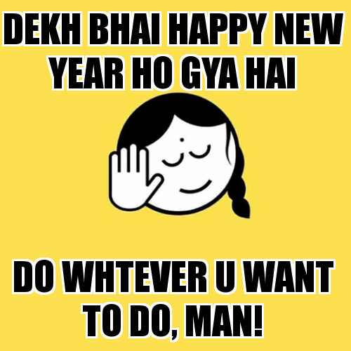 Happy New Year 2021 Funny Memes