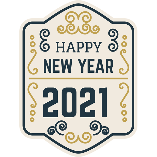 Happy New Year 2021 Stickers
