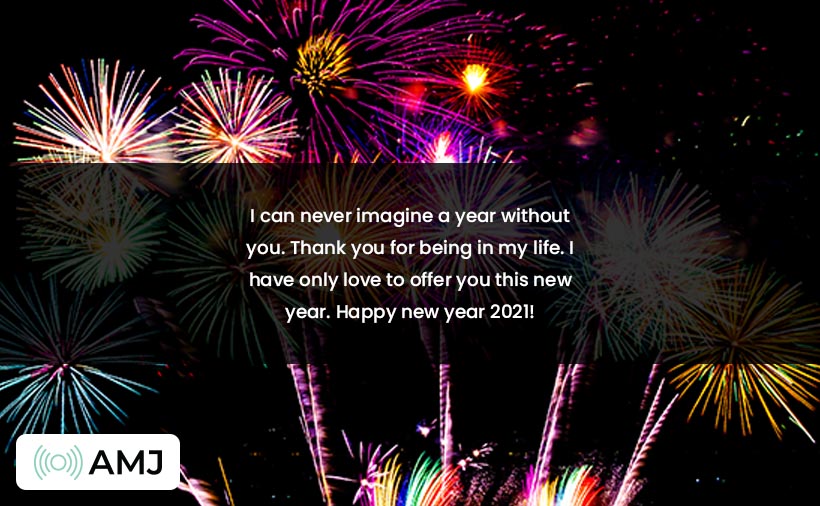 New Year 2021 Images with Quotes for Boyfriend