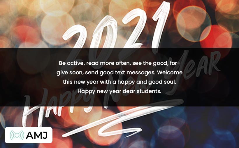 new year wishes for students