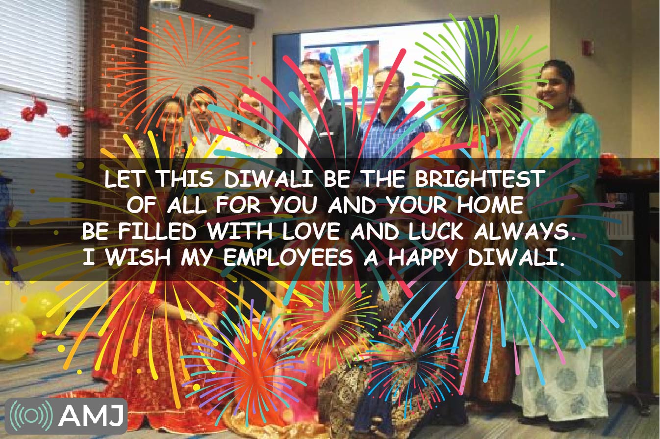 Happy Diwali Wishes For Employees & Staff
