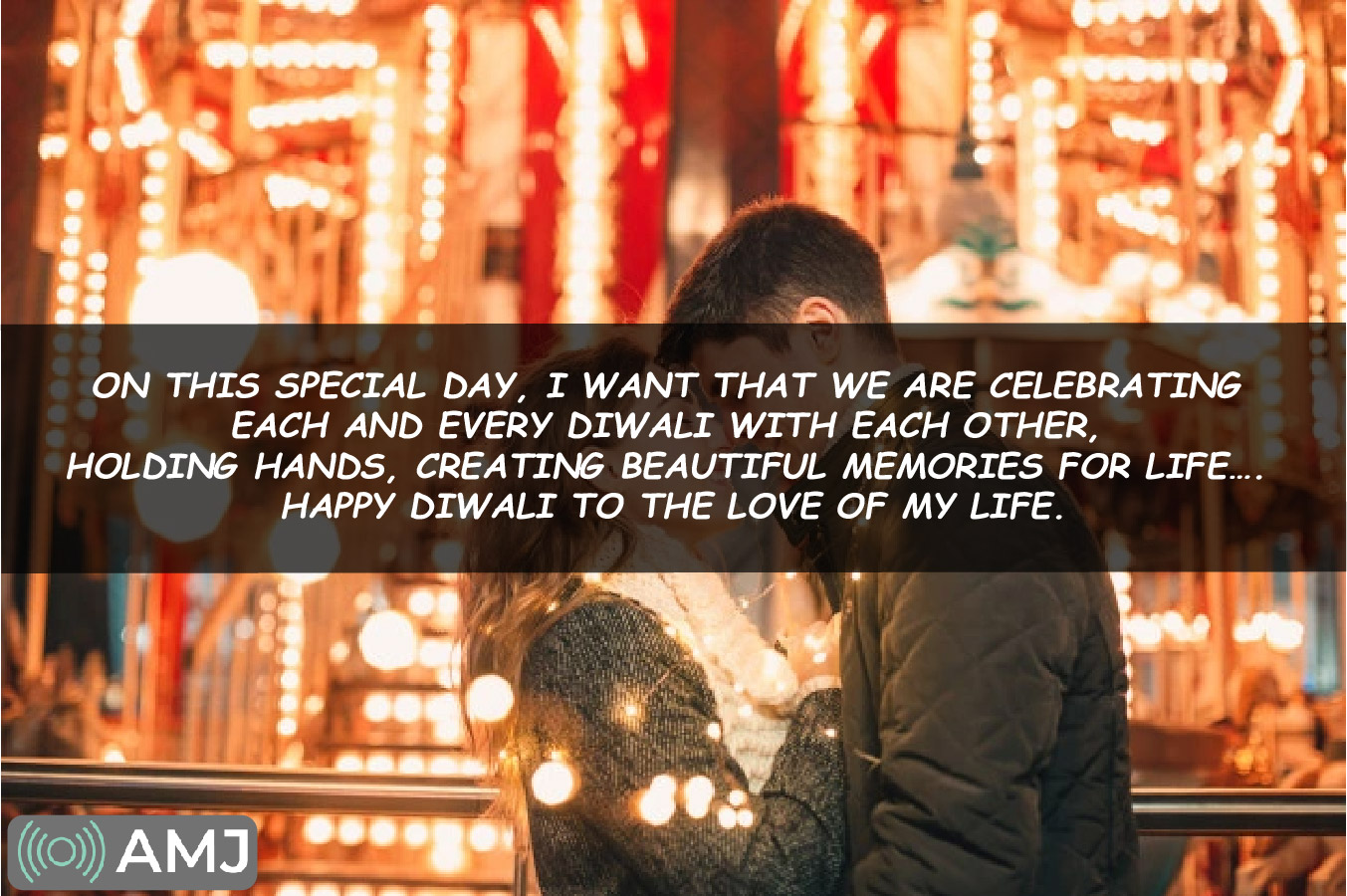 Romantic Diwali Wishes for Girlfriend