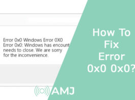 How To Fix Error 0x0 0x0