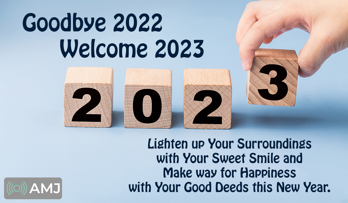 Bye Bye 2022 Hello 2023 Wishes