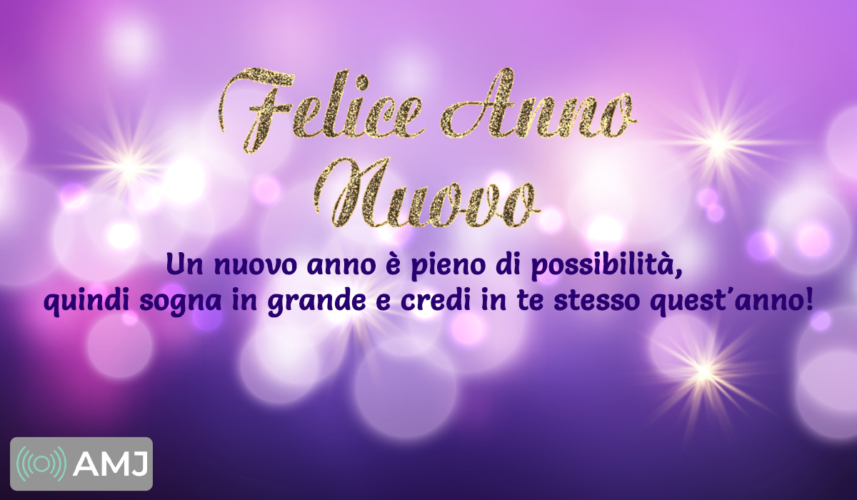 Felice Anno Nuovo Auguri