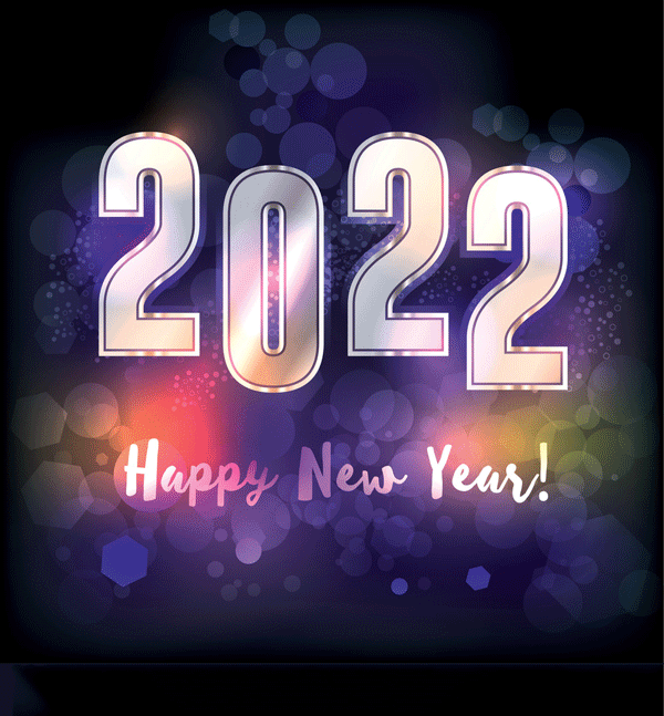 Happy New Year 2022 3D Animation