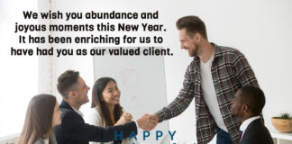 Happy New Year 2023 Wishes for Client & Business, Business Partner & Customers