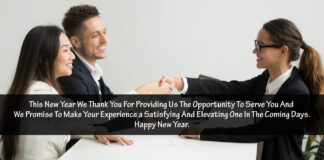 Happy New Year Wishes For Client & Business, Business Partner & Customers