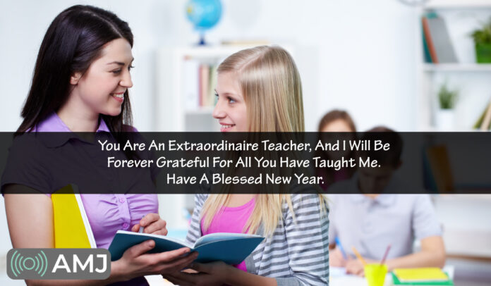 Happy New Year Wishes For Teachers & Students