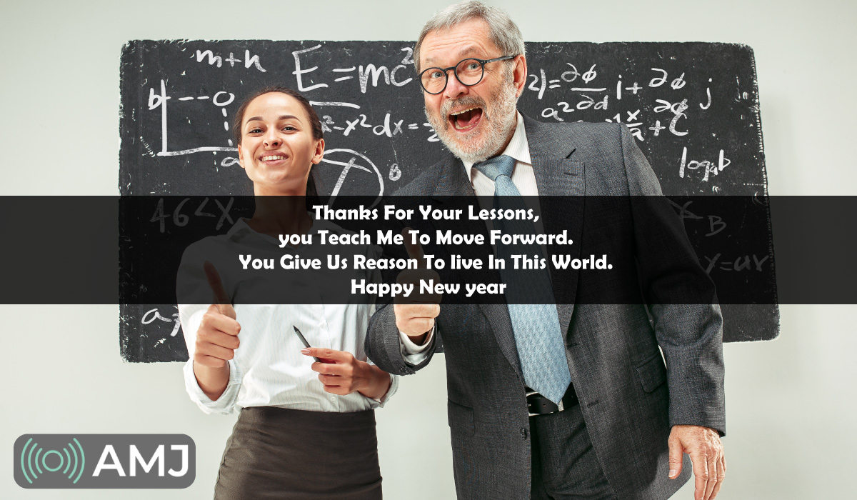 Happy New Year Wishes & Messages for Teachers