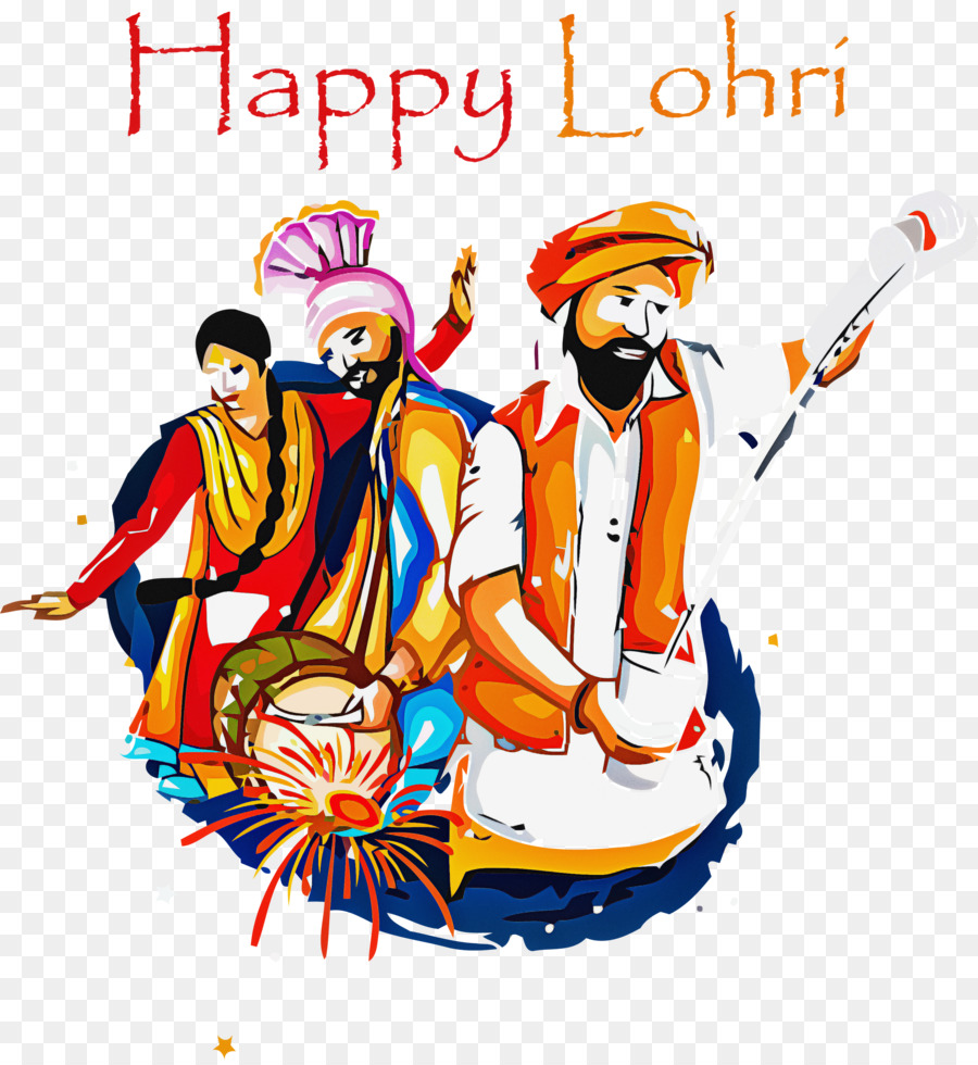 Happy Lohri Stickers
