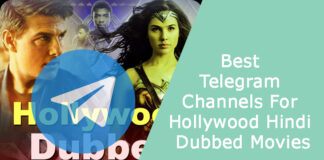 Best Telegram Channels For Hollywood Hindi Dubbed Movies