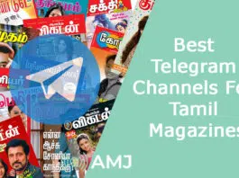 Best Telegram Channels For Tamil Magazines