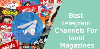 Best Telegram Channels For Tamil Magazines
