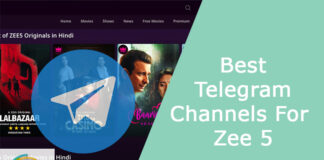 Best Telegram Channels For Zee 5