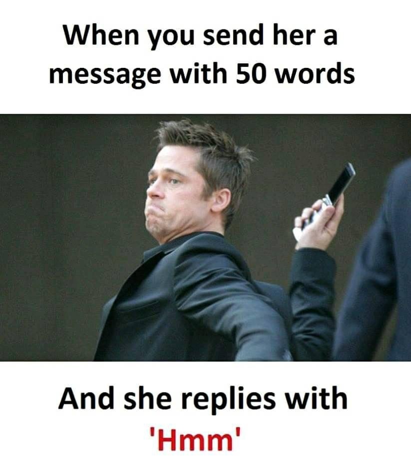 Funny Hmm Memes Templates to Save as a Reply for a Boring Message - AMJ