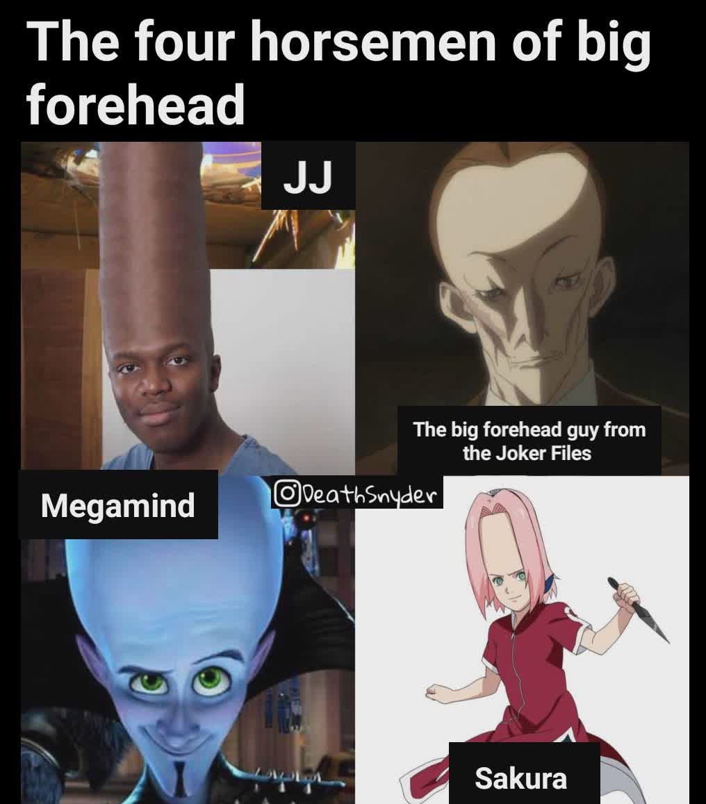 Big Forehead Funny Memes
