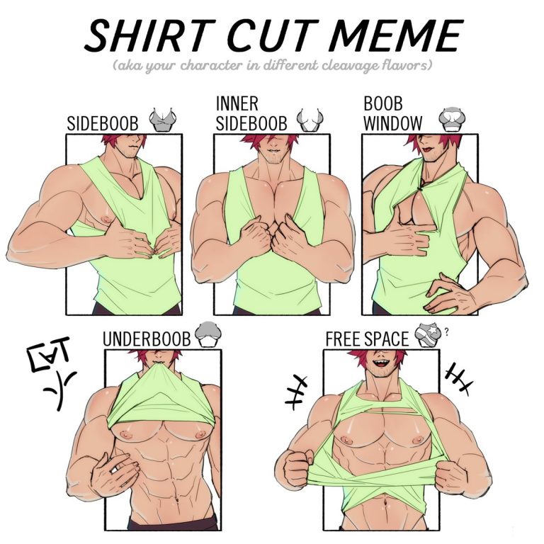Shirt Cut Top Funny Memes