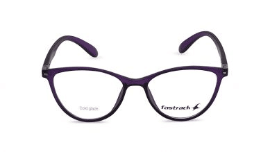 Purple Cat Eye Rimmed Glasses