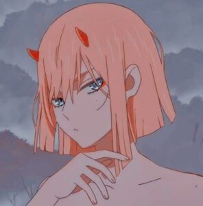 Darling In The Franxx Zero Two PFP for facebook