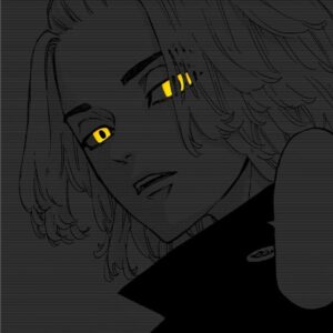 Download DARK ANIME GLOWING EYES PFP