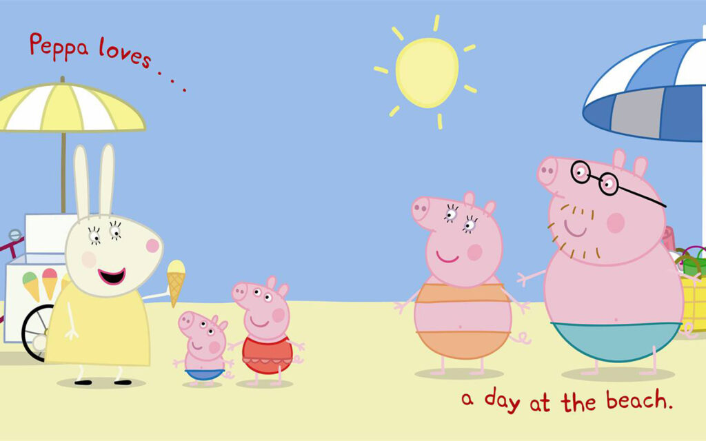 Peppa Pig House Wallpaper