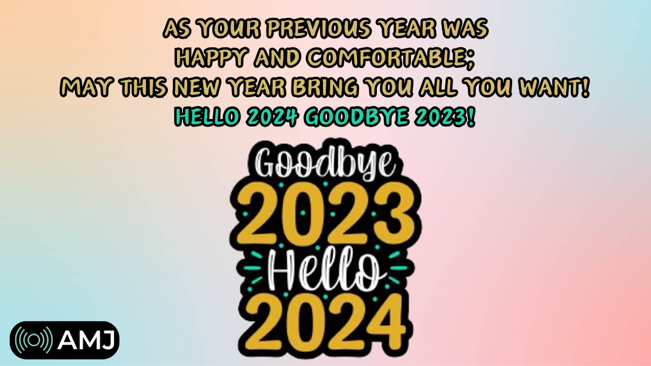 Bye Bye 2023 Hello 2024 Images