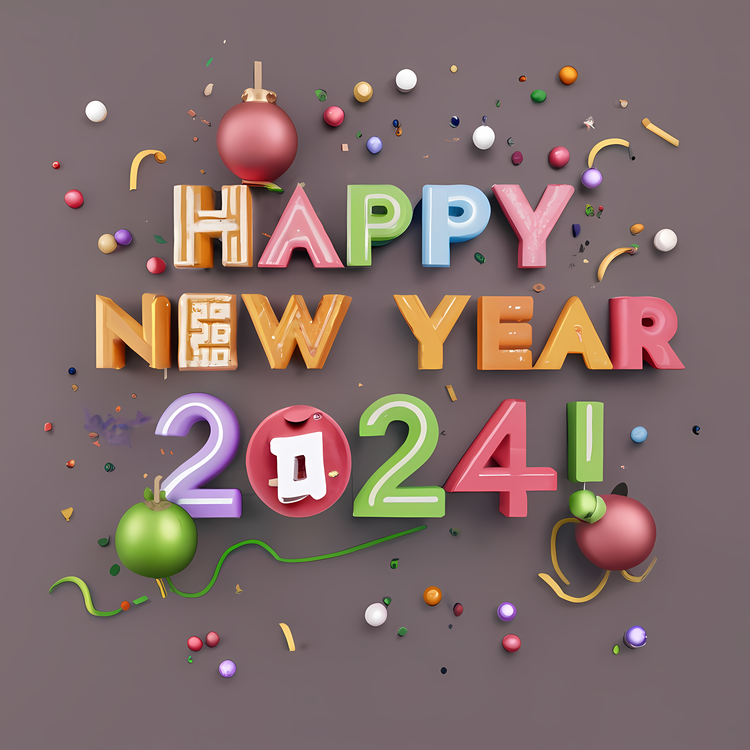 Happy New Year 2024 Stickers for Whatsapp