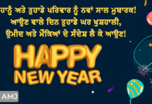 Happy New Year 2025 Wishes & Shayari in Punjabi | Quotes & HD Images Happy New Year Wishes in Punjabi