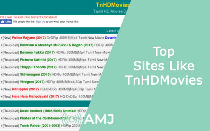 Top Sites Like TnHDMovies