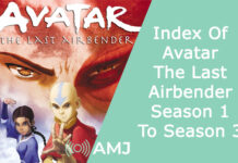 Index Of Avatar: The Last Airbender Season 1 To Season 3