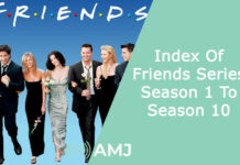 Index Of Friends Series Season 1 To Season 10