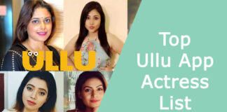 Top Ullu App Actress List