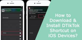How to Download & Install DTikTok Shortcut on iOS Devices?