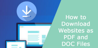 How to Download Websites as PDF and DOC Files