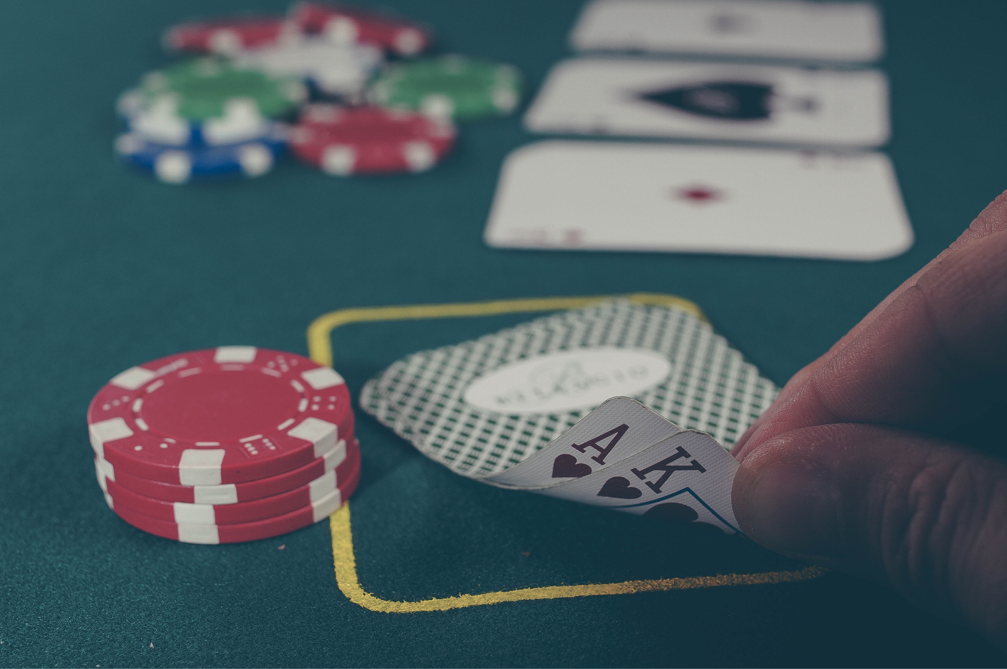 Image of a poker game in progress