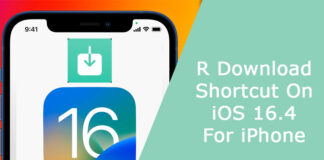 R Download Shortcut On iOS 16.4 For iPhone