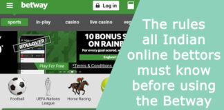 The rules all Indian online bettors must know before using the Betway bonuses
