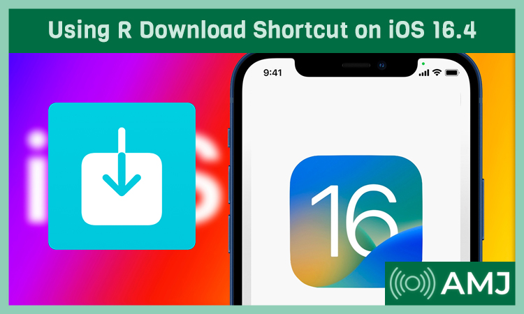 Using R Download Shortcut on iOS 16.4