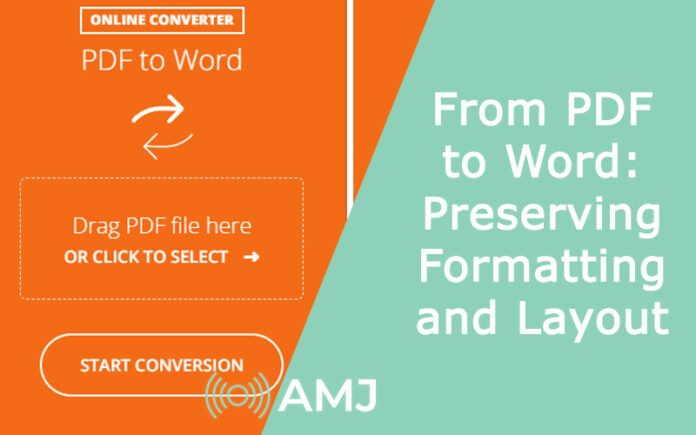 From PDF to Word: Preserving Formatting and Layout
