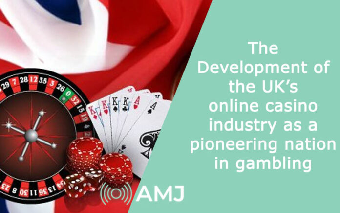 The development of the UK’s online casino industry as a pioneering nation in gambling