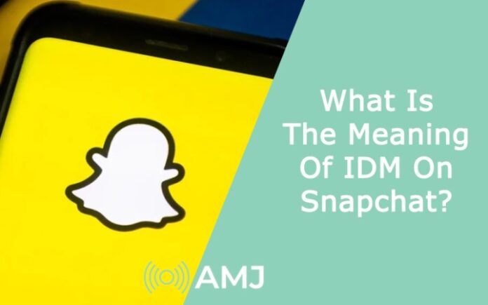 What Is The Meaning Of IDM On Snapchat?