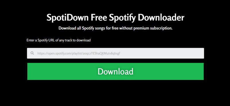 SpotiDown Free Spotify Downloader